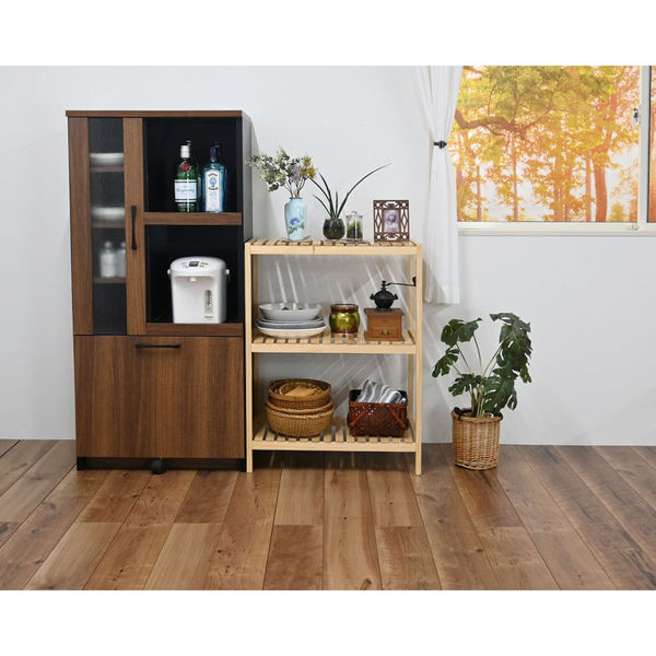 フクダクラフト ウッドラック 3段 RM-G60T3 NA 1台（直送品） - アスクル