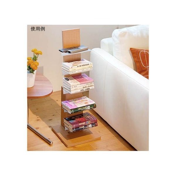 オークス ブックタワー ロータイプ 29.5×29.5×84.2cm ナチュラル L54NA