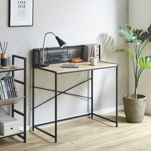 軒先渡し】後藤家具物産 デスク 古木風3Dシート 幅900×奥行500×高さ