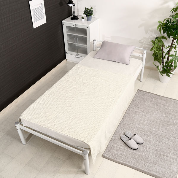 不二貿易 タンテ 宮付 シングルベッド 幅1000×奥行2190×高さ635mm