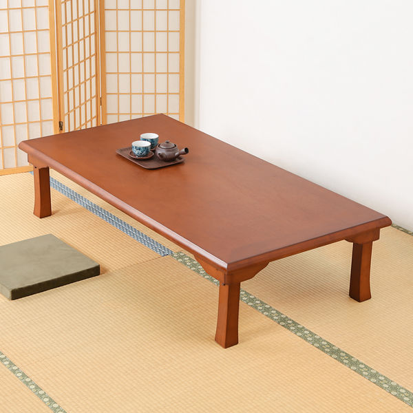 不二貿易 折脚和風座卓 TLMー15075 幅1500×奥行750×高さ340mm