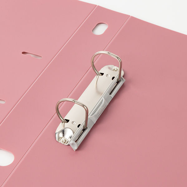 セキセイ ロックリングファイル D型2穴 A4タテ 背幅43mm ピンク F-532