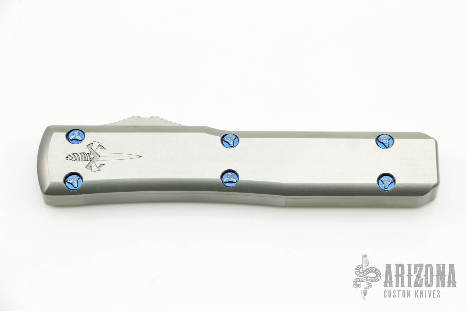 SS Ultratech Hellhound Tanto Mirror Polish - Arizona Custom Knives