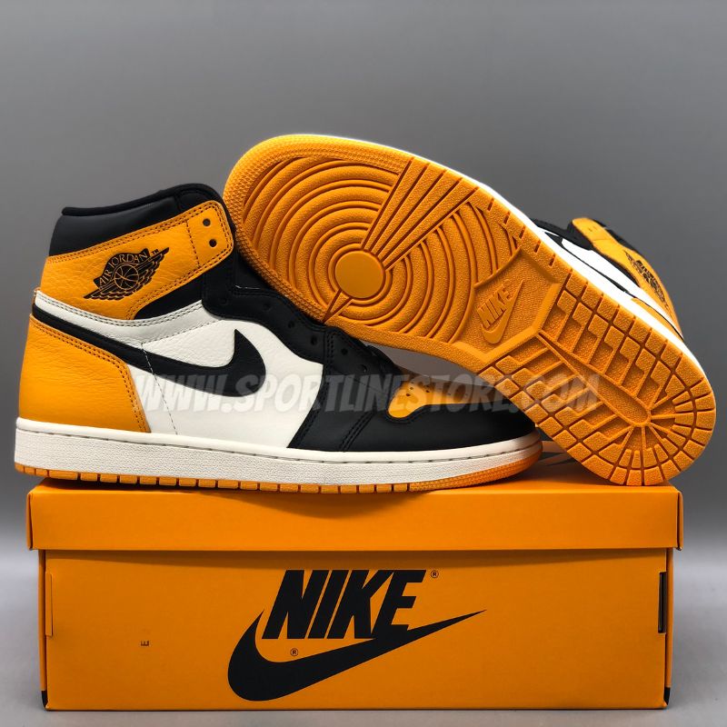 Tênis Air Jordan 1 Retrô High OG Amarelo Taxi - 555088-711