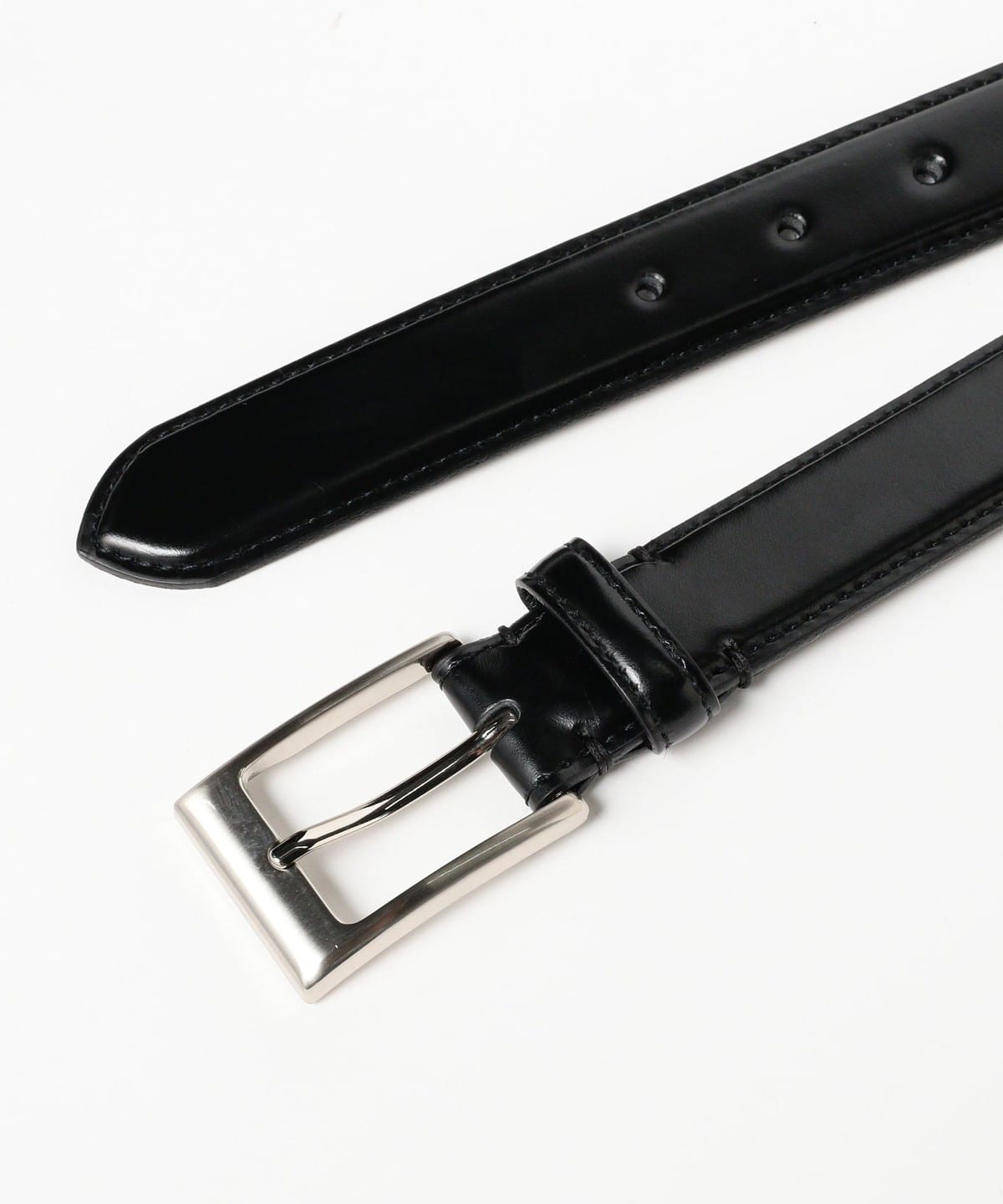 BEAMS（ビームス）ガラスレザーベルト（ファッション雑貨 ベルト