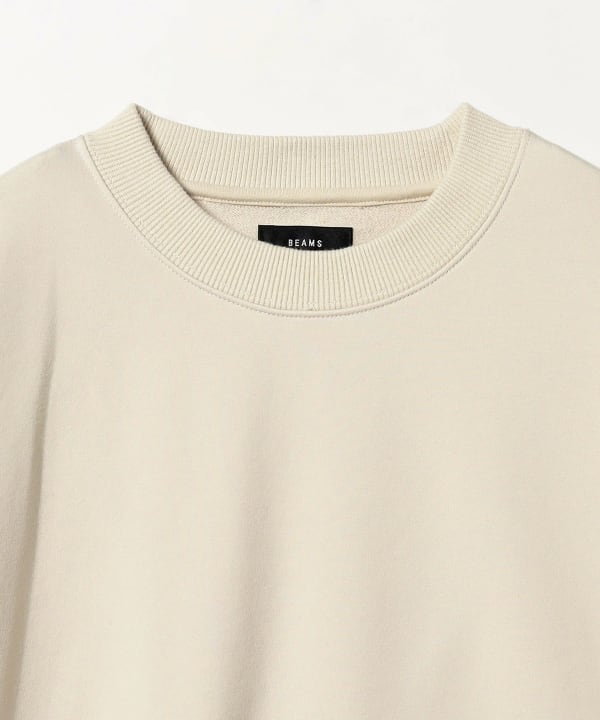 新作 ビームスゴルフ スウェット クルーネック アイボリー ベージュ