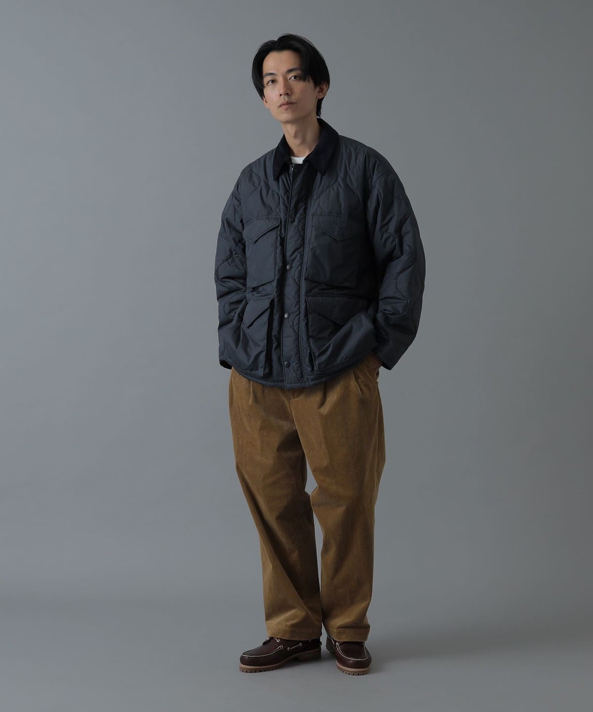 BEAMS JAPAN（ビームス ジャパン）M65 キルティング ジャケット