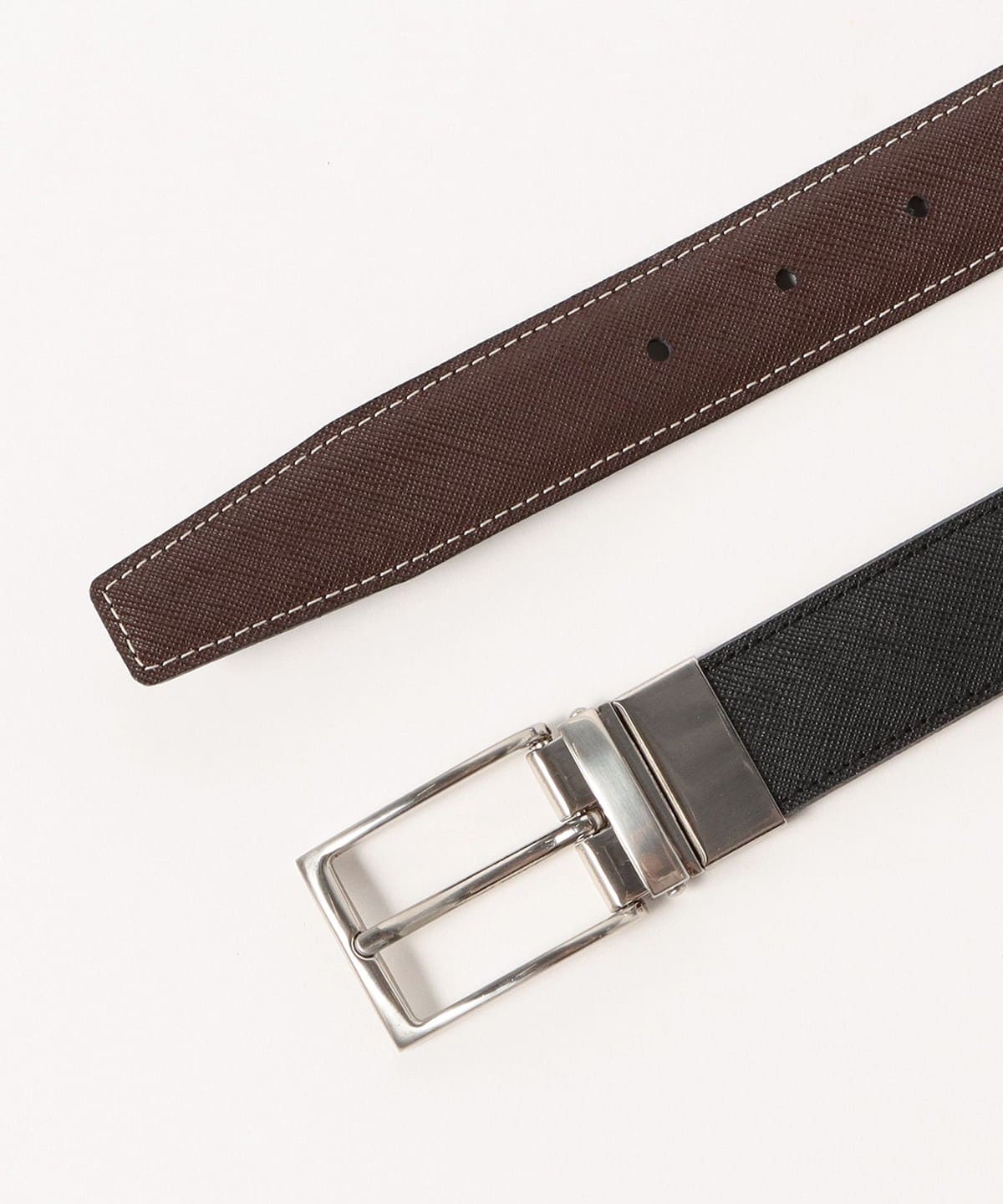 BEAMS HEART（ビームス ハート）リバーシブル エンボスレザー ベルト