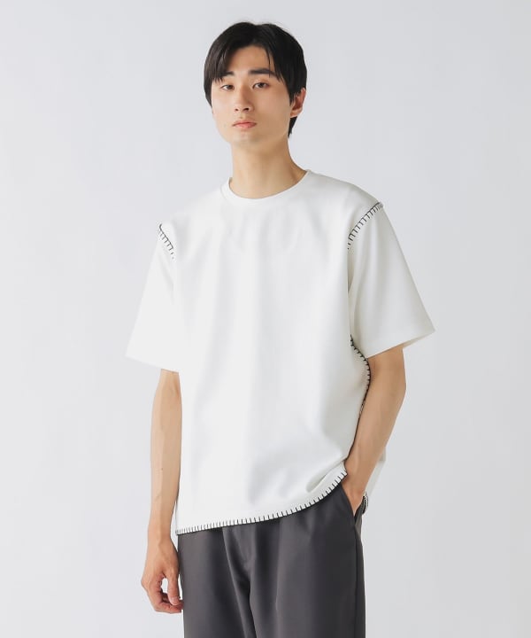 BEAMS HEART（ビームス ハート）ブランケットステッチ ショート