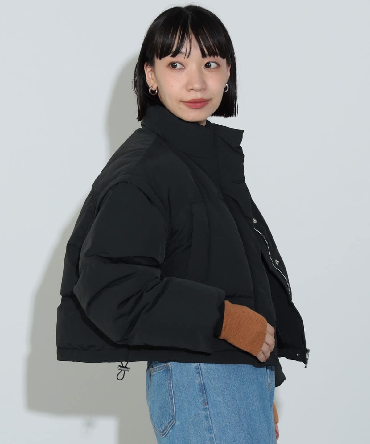 BEAMS HEART（ビームス ハート）撥水 袖2WAY ダウン ジャケット