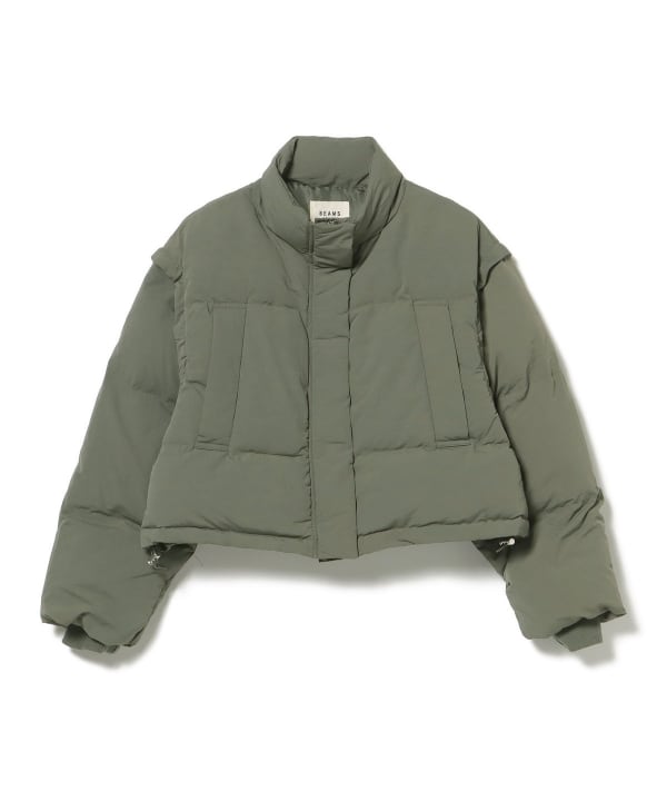 BEAMS HEART（ビームス ハート）撥水 袖2WAY ダウン ジャケット