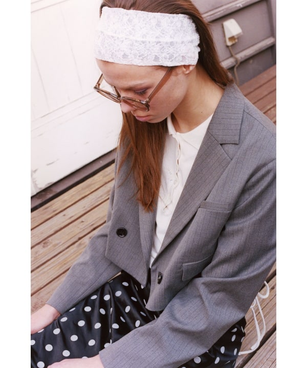 Ray BEAMS（レイ ビームス）2ボタン W クロップド ジャケット