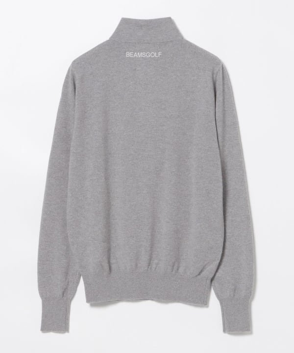 BEAMS GOLF（ビームス ゴルフ）PURPLE LABEL / ハーフジップ カシミヤ