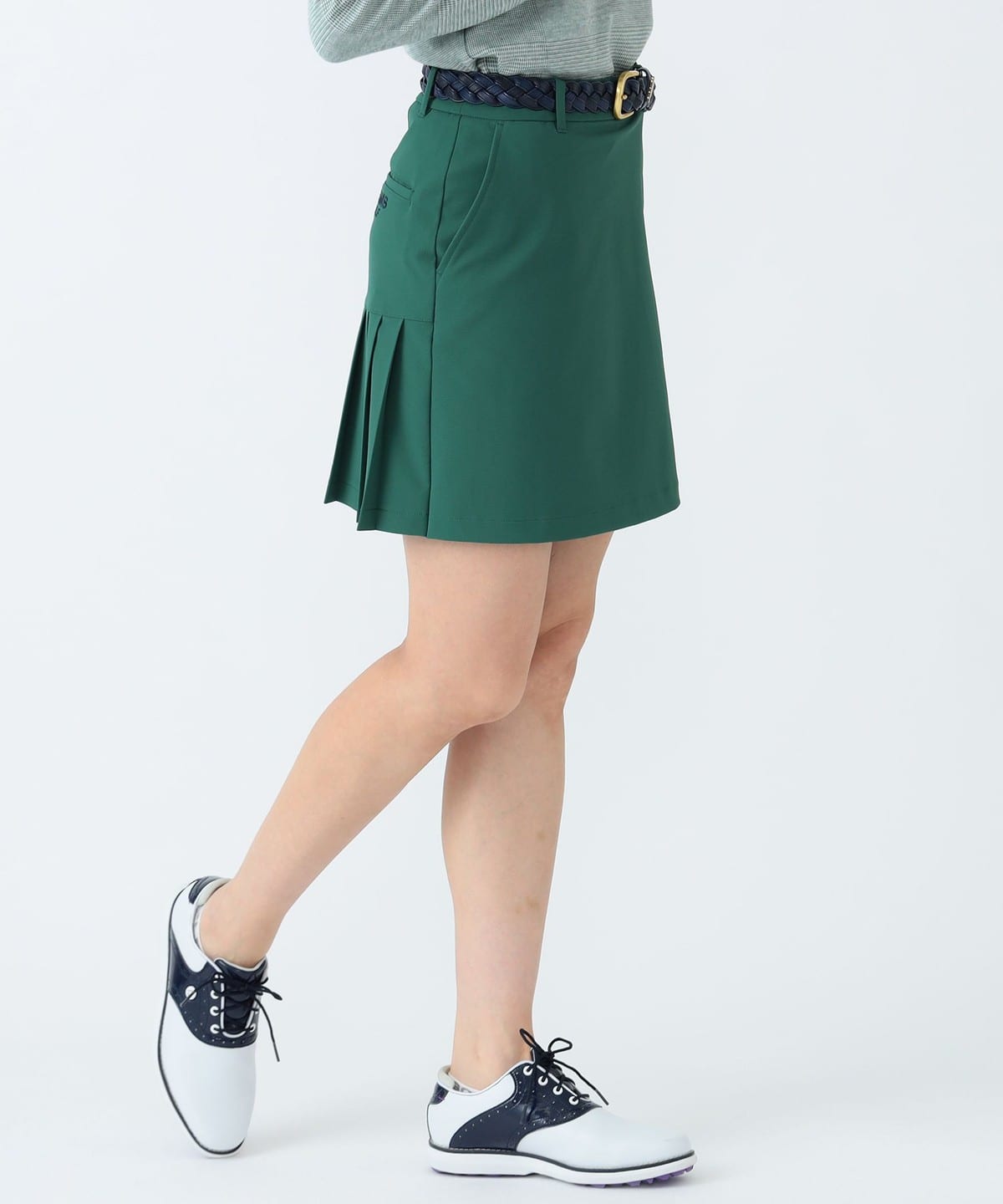 BEAMS GOLF（ビームス ゴルフ）PURPLE LABEL / 裾プリーツ 切り替え