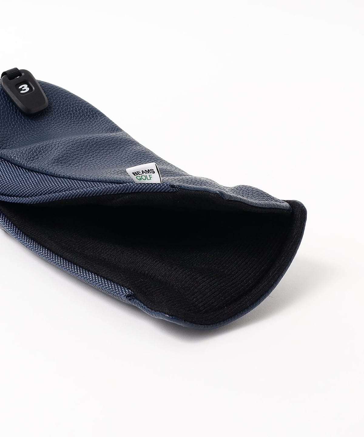 BEAMS GOLF（ビームス ゴルフ）スクリプトロゴ ヘッドカバー ネイビー