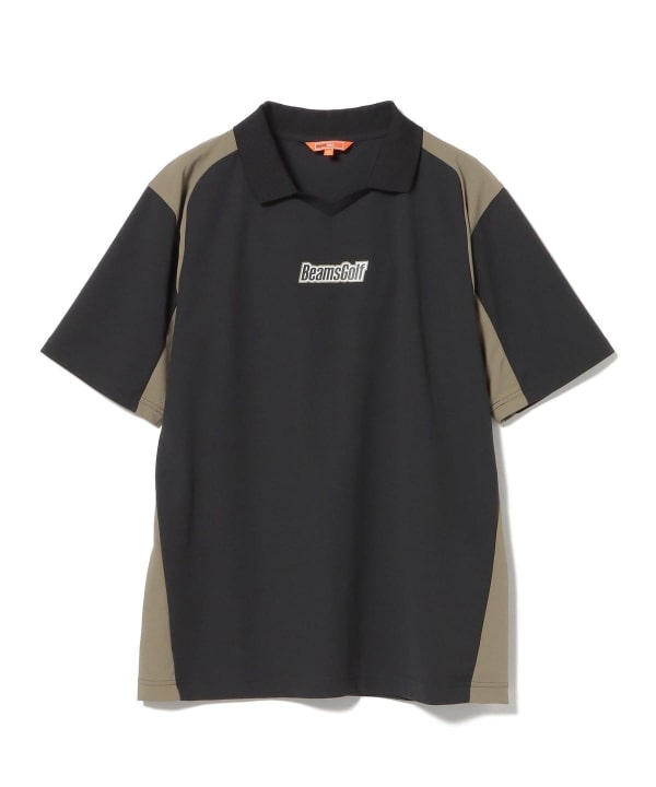 ☆美品☆BEAMS GOLF 衿裏ロゴ ダンボール プルオーバー サイズ L BEAMS