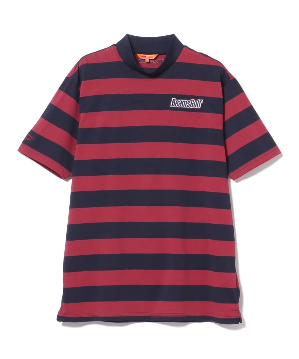 BEAMS GOLF（ビームス ゴルフ）〈MEN〉ORANGE LABEL / 鹿の子 ボーダー