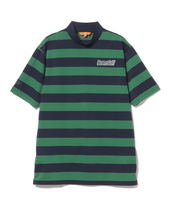 BEAMS GOLF（ビームス ゴルフ）〈MEN〉ORANGE LABEL / 鹿の子 ボーダー