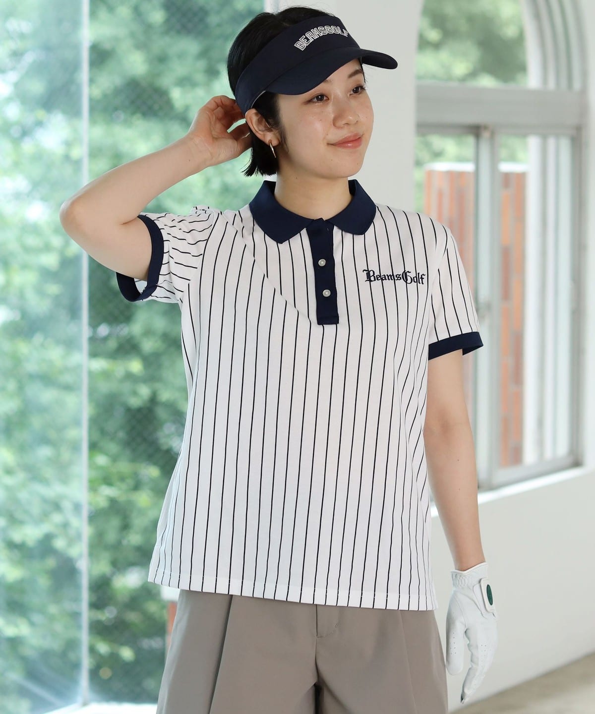 BEAMS GOLF（ビームス ゴルフ）〈WOMEN〉 ORANGE LABEL / ストライプ