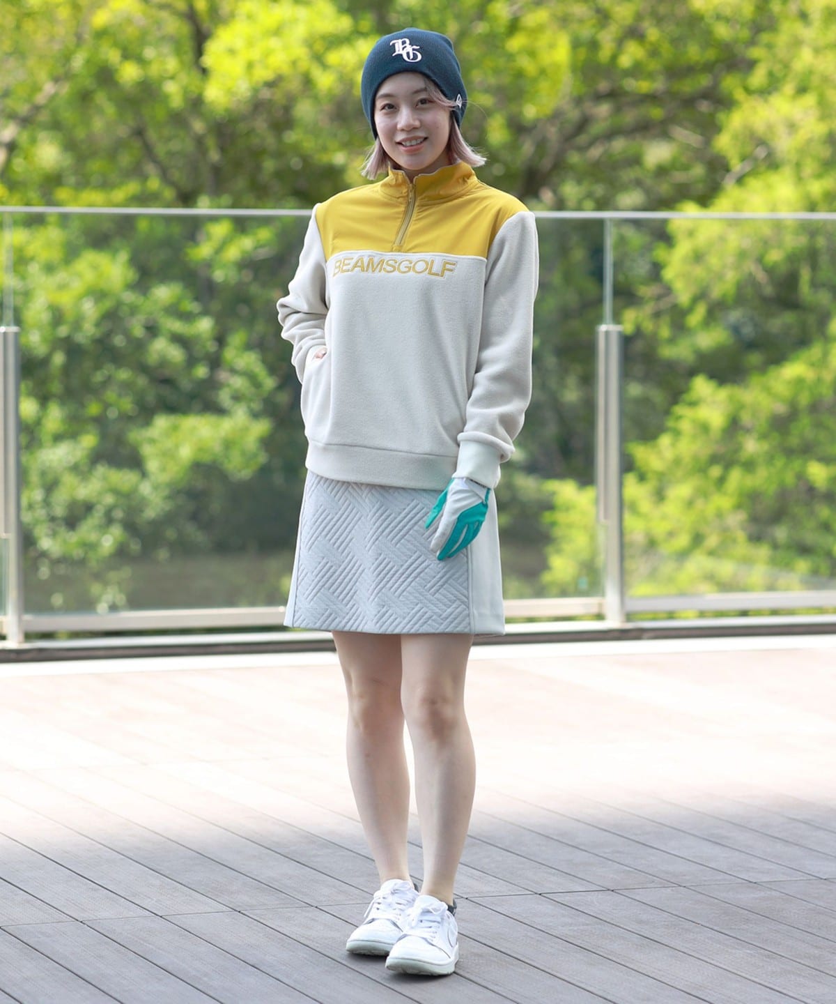 BEAMSGOLF 冬用　レディース　トップスイエロー BEAMSGOLF 冬用 レディース トップスイエロー - メルカリ