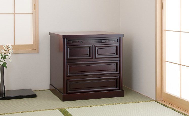 紫檀調仏壇台(引き出しタイプ) 仏壇の台 仏壇置台 | 東京 浅草 仏壇屋