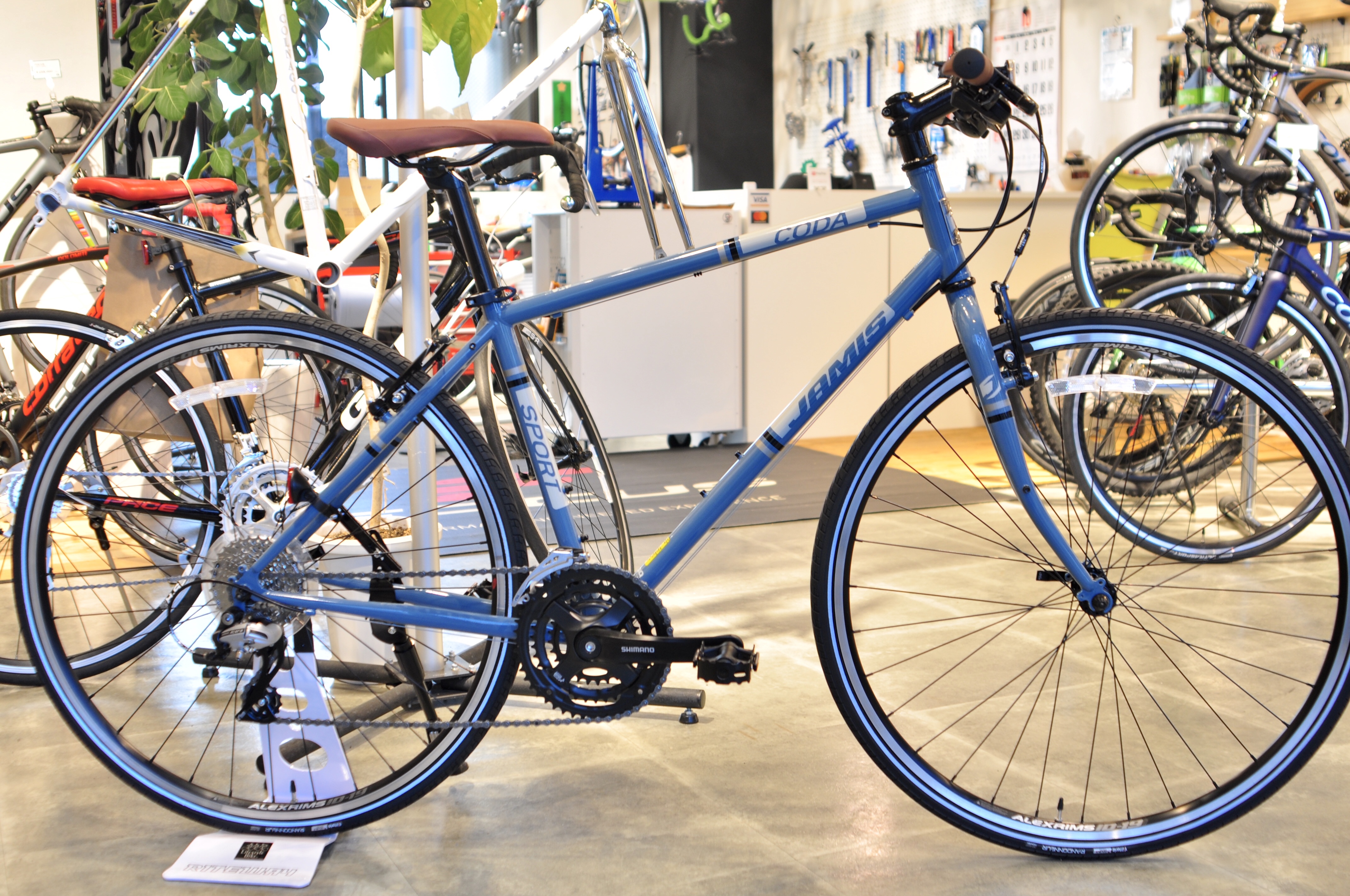 クロモリのクロスバイク準備中です。 - EL CAMINO