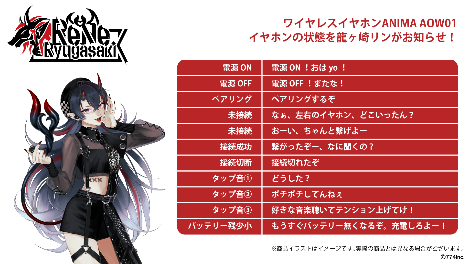 ななしいんく所属 VTuber『龍ヶ崎リン』 特別コラボモデル 録り下ろし