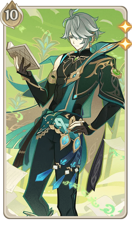 原神】アルハイゼン（カード）の入手方法と効果【七聖召喚】 - 原神