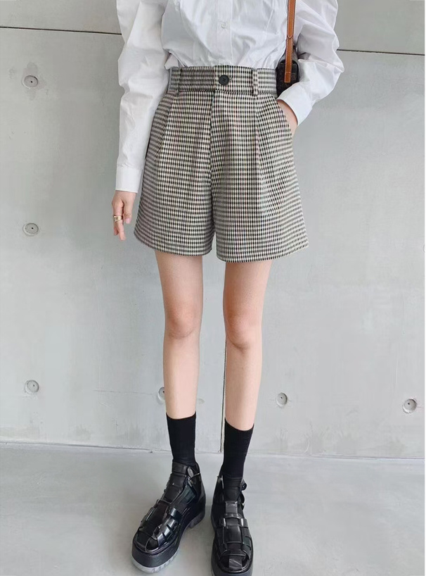 チェック柄ショートパンツ[at2347] | レディースファッション通販の