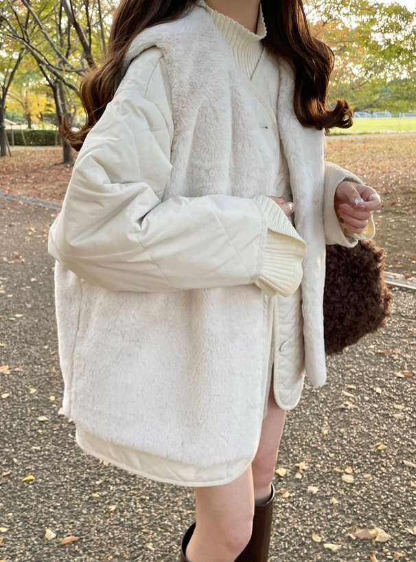 ファーベストXキルティングジャケットセット[fo1618] | レディース