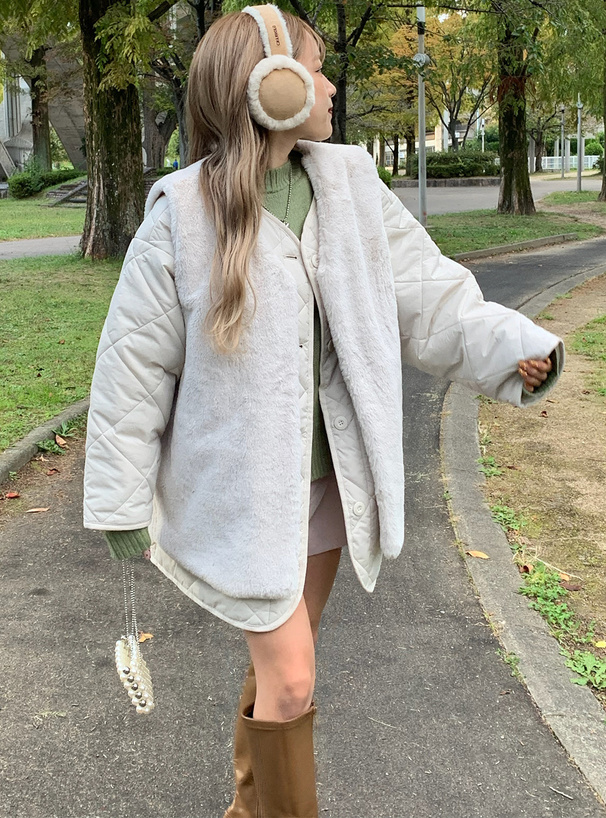 ファーベストXキルティングジャケットセット[fo1618] | レディース