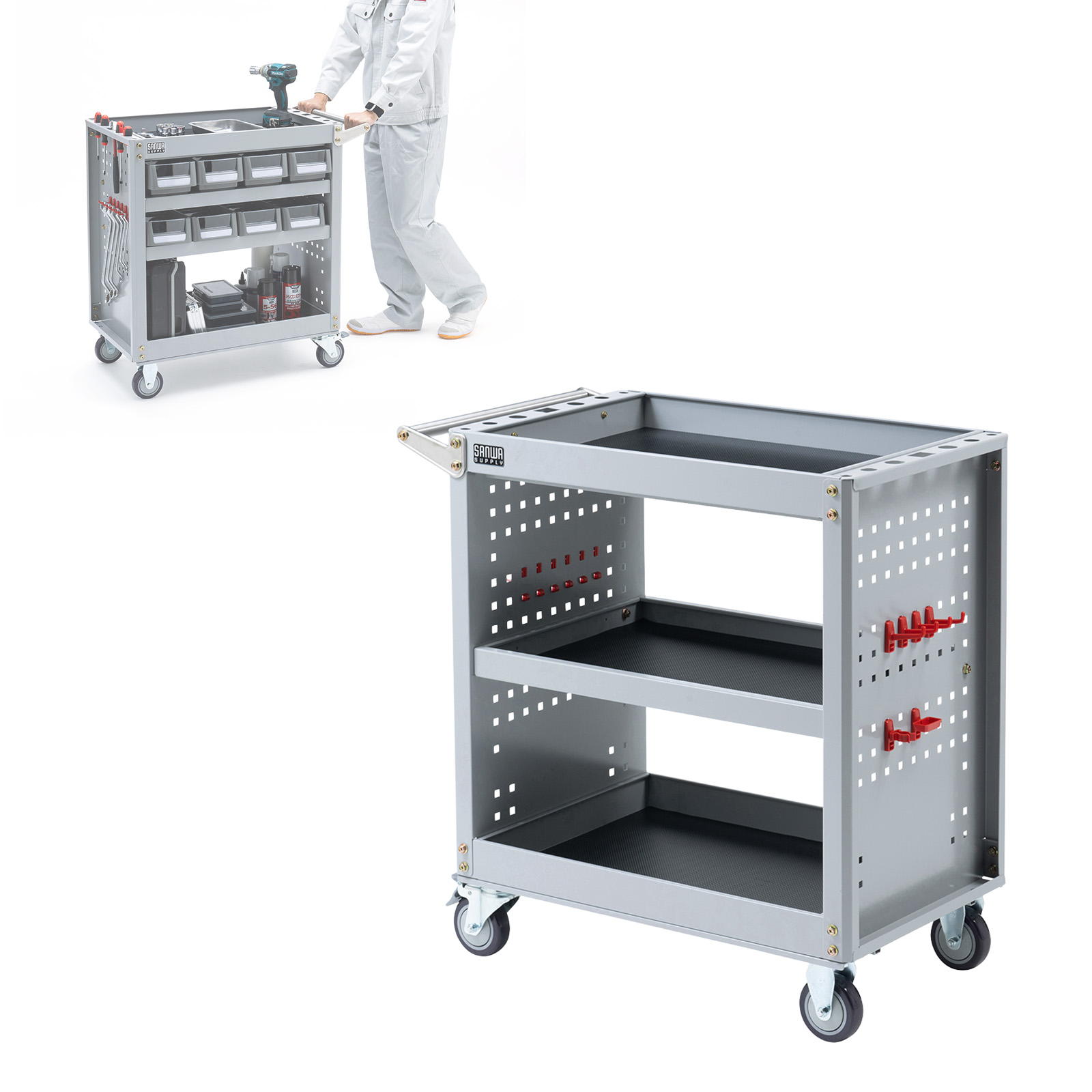 ツールワゴン｜スチール製・作業台・カスタム・大型