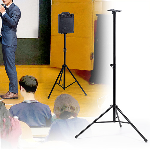 スピーカースタンド（三脚・高さ調整・伸縮・高い・大型・クランプ