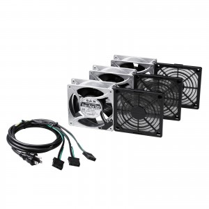 放熱ファン(サーバーラック用・高速タイプ・厚さ38mm・3個セット