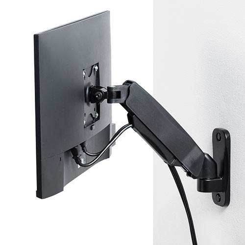 壁面モニターアーム（取付・固定・ガスシリンダー式・ガススプリング式