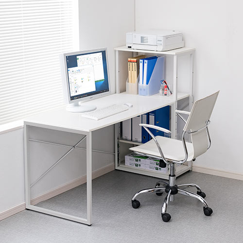 シェルフ（シンプルワークデスク用シェルフ・L字デスク用シェルフ・4段