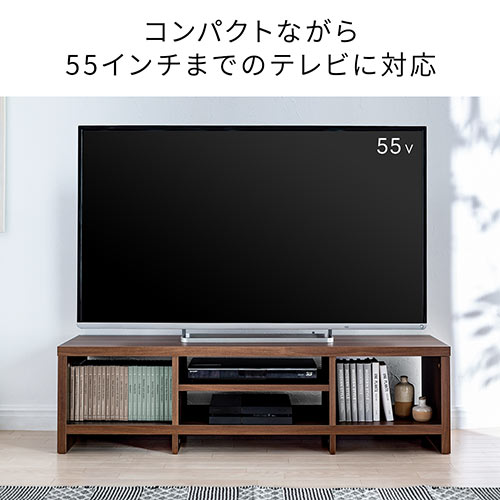 テレビ台（テレビボード・木製・シンプル・オープン収納・幅130cm・55