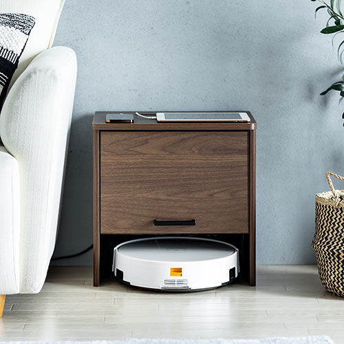 ケーブルボックス お掃除ロボット対応 1段（ルーター収納・タップ