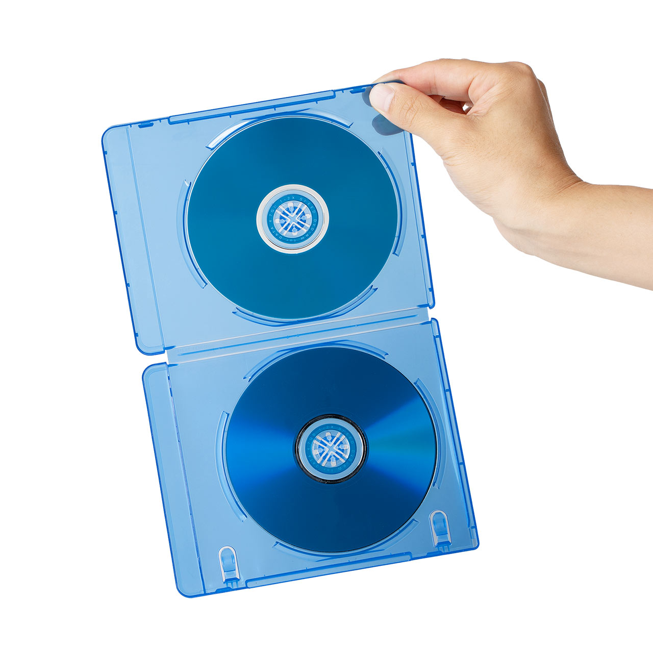 ブルーレイディスクケース（標準サイズ・Blu-ray・2枚収納・25個セット