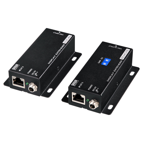 VGAエクステンダー 80m｜PoC対応・フルHD・VGA-EXSET3
