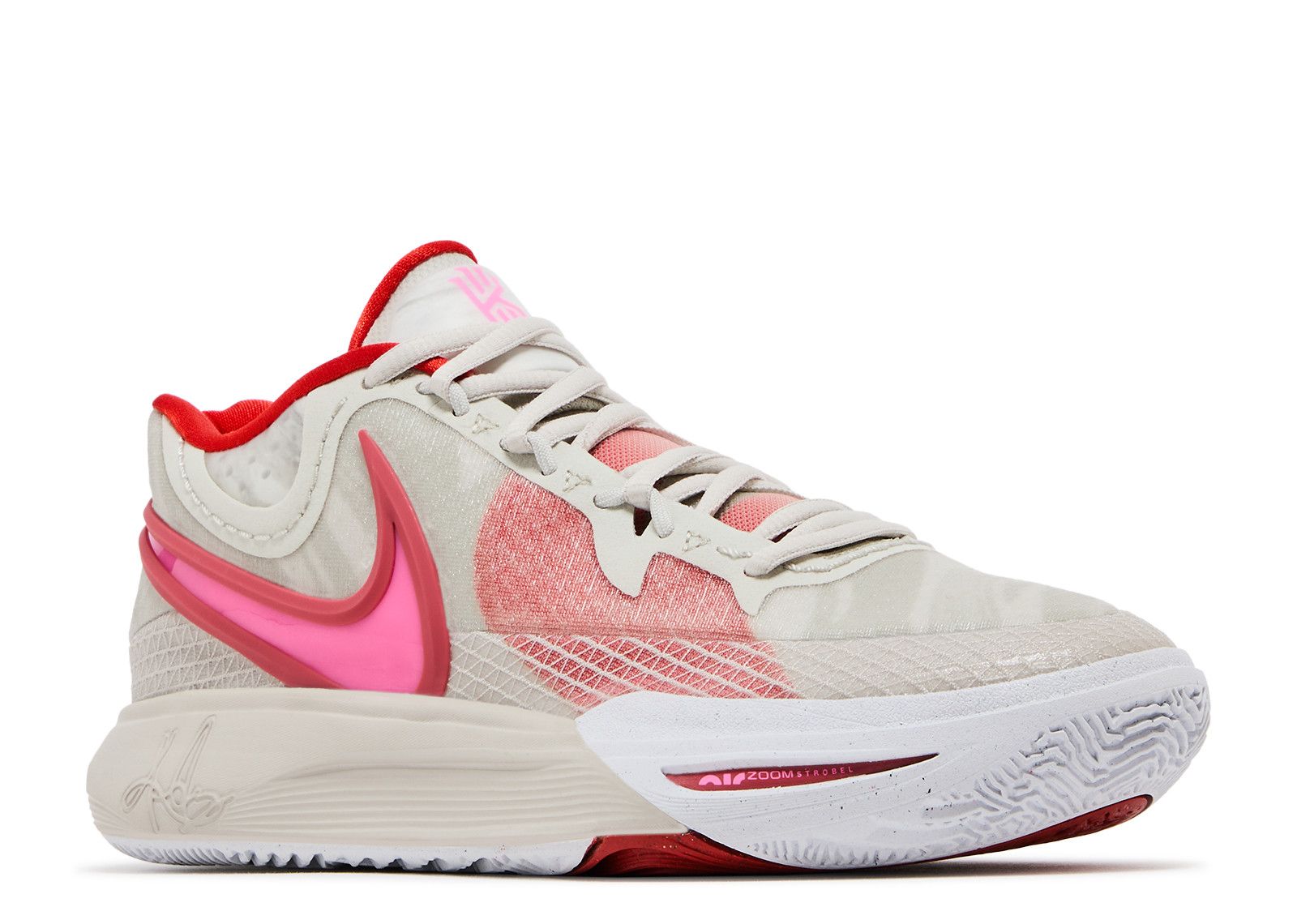 Kyrie 8 'Light Bone Picante Red' - Nike - DJ6017 002 - light bone