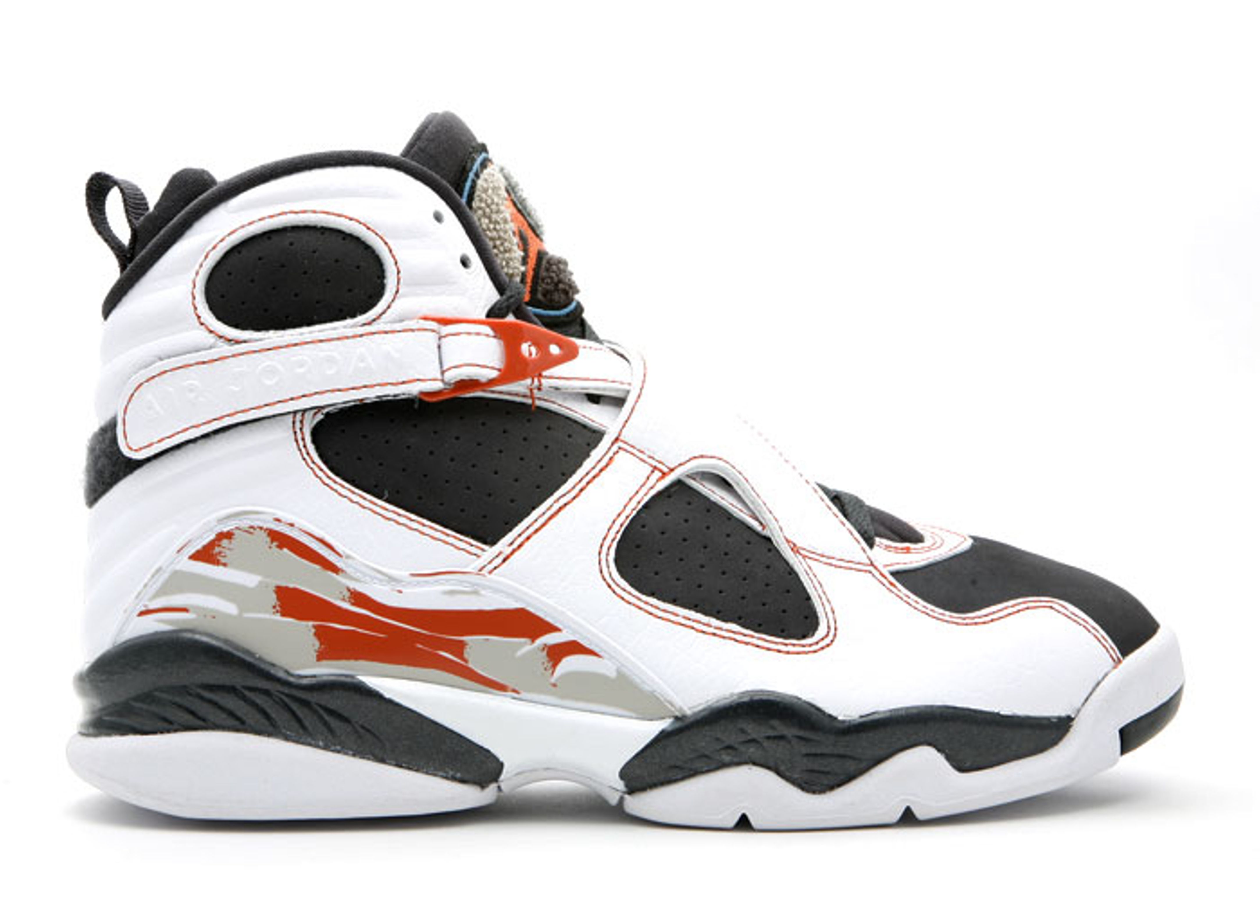 Jordan 8 Retro LS 'Black Toe' - Air Jordan - 317258 104 - white