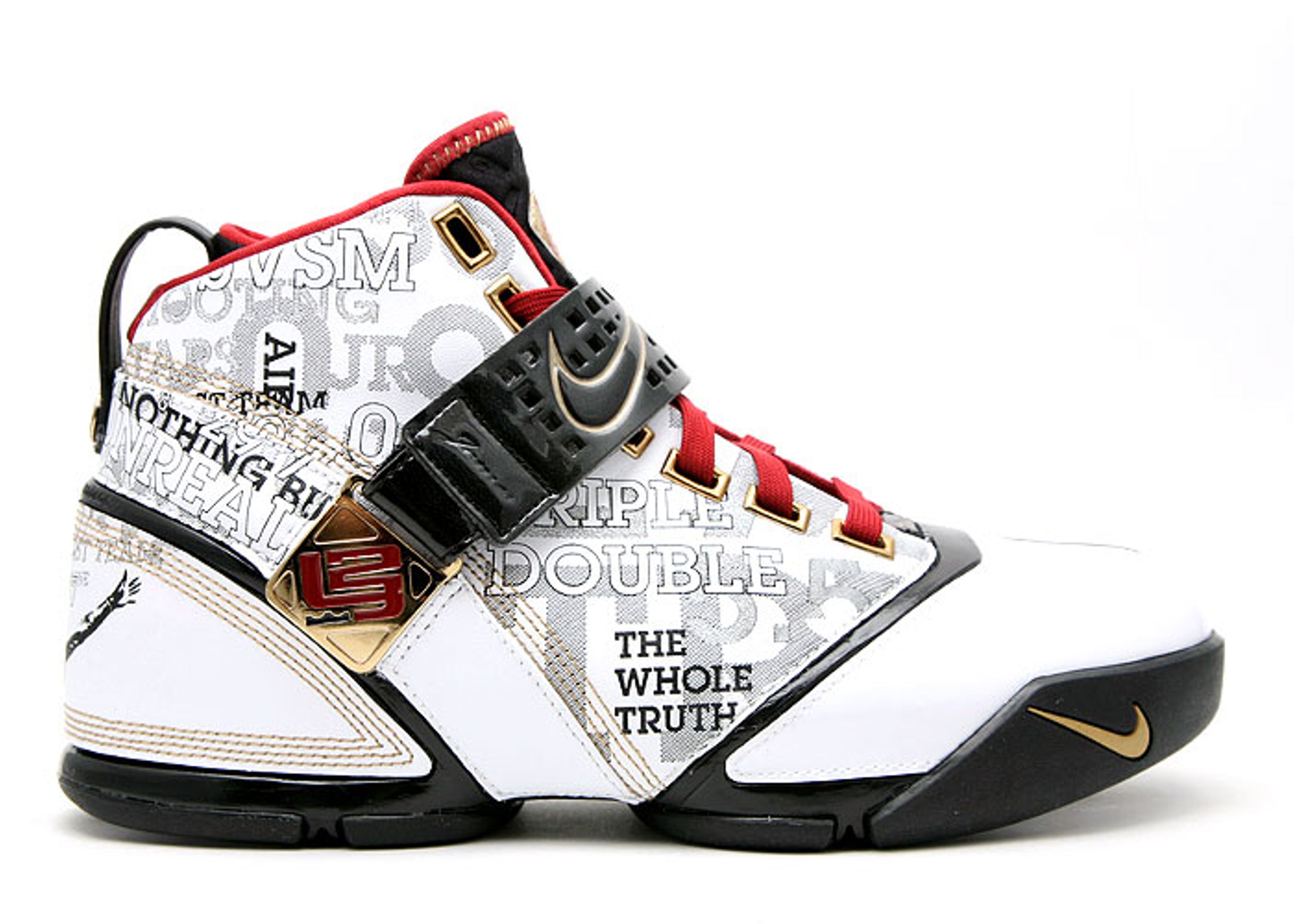 Zoom LeBron 5 'Mr Basketball' - Nike - 317253 101 - white/black