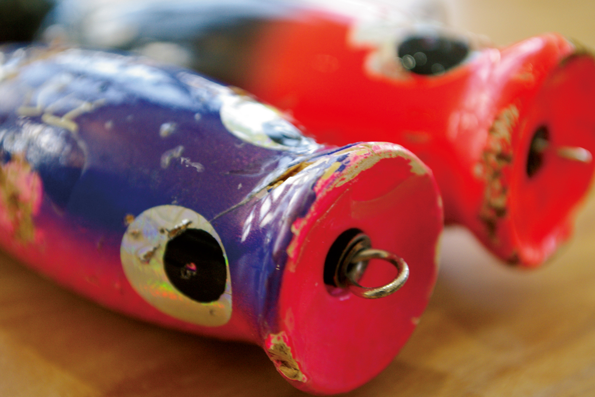 GTゲームの世界観を象徴する表情豊かなルアーたち「FISHERMAN・鈴木