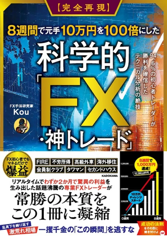 完全再現】8週間で元手10万円を100倍にした科学的「FX・神トレード
