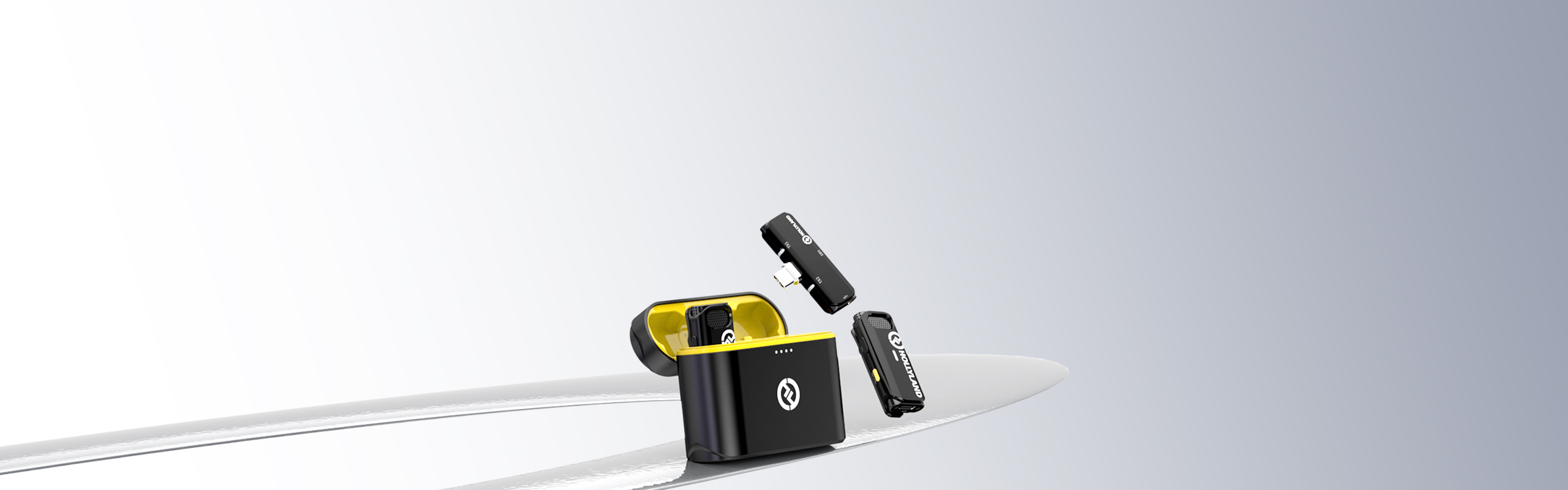 Hollyland Lark C1 - Wireless Lavalier Microphone | Clip on Microphone