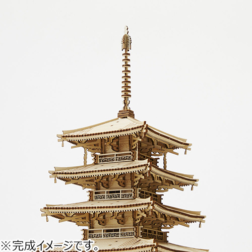 エーゾーン（Azone） Wooden Art ki-gu-mi 五重塔｜【ハンズネットストア】