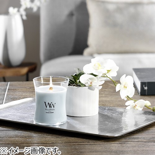 カメヤマ WoodWick ジャーキャンドル M レッドウッド｜【ハンズネット