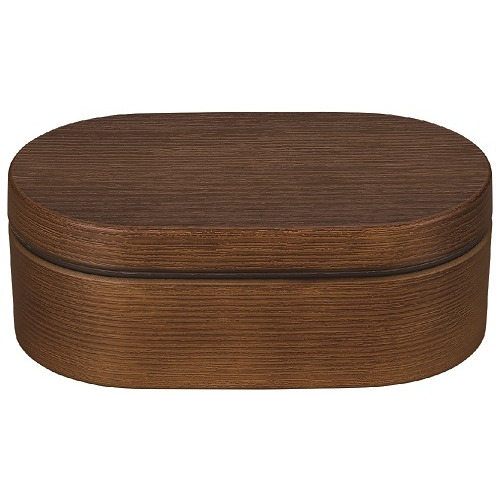 お米がくっつきにくい弁当箱 木目小判弁当 600mL ウッディカラー