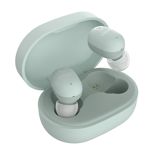 ラスヴィー（LUSVY） BEANS 完全ワイヤレスイヤホン ピスタチオ